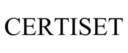 CERTISET trademark