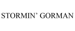 STORMIN' GORMAN trademark