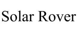 SOLAR ROVER trademark
