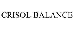 CRISOL BALANCE trademark
