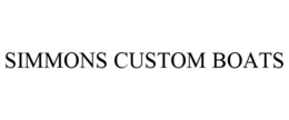 SIMMONS CUSTOM BOATS trademark