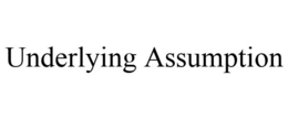 UNDERLYING ASSUMPTION trademark