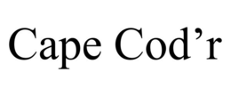 CAPE COD'R trademark