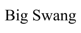 BIG SWANG trademark