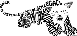 POWER TO THE PEOPLE BPP FREEDOM FOR ALL POLITICAL PRISONERS BLACK PANTHER PARTY LEGACY HUMAN RIGHTS SOLIDARITY CUBS STRUGGLE RESISTANCE PANTHER CUBS trademark