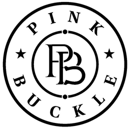 PINK BUCKLE PB trademark