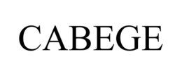 CABEGE trademark