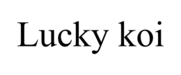 LUCKY KOI trademark