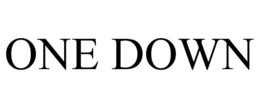 ONE DOWN trademark