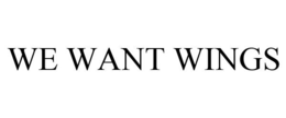 WE WANT WINGS trademark