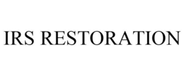 IRS RESTORATION trademark