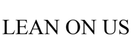LEAN ON US trademark