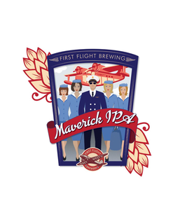 FIRST FLIGHT BREWING MAVERICK IPA FIRST FLIGHT BREWERY KEY WEST trademark