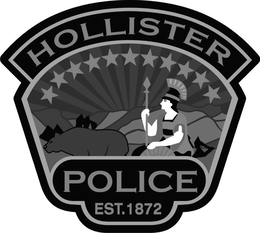 HOLLISTER POLICE EST. 1872 trademark