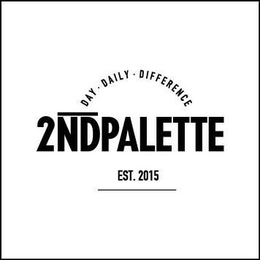 DAY DAILY DIFFERENCE 2NDPALETTE EST.2015 trademark