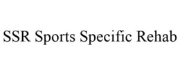 SSR SPORTS SPECIFIC REHAB trademark