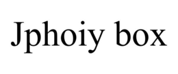 JPHOIY BOX trademark