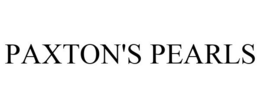 PAXTON'S PEARLS trademark
