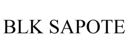 BLK SAPOTE trademark