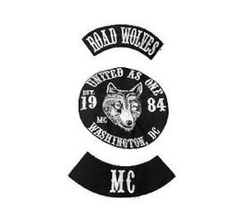 ROAD WOLVES UNITED AS ONE EST. 1984 MC WASHINGTON, DC MC trademark