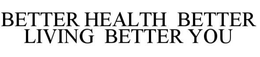 BETTER HEALTH BETTER LIVING BETTER YOU trademark