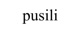 PUSILI trademark