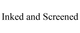 INKED AND SCREENED trademark