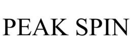 PEAK SPIN trademark