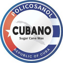 POLICOSANOL CUBANO SUGAR CANE WAX REPUBLIC OF CUBA trademark