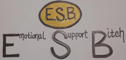 E.S.B. EMOTIONAL SUPPORT BITCH trademark