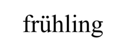 FRÜHLING trademark