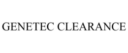 GENETEC CLEARANCE trademark