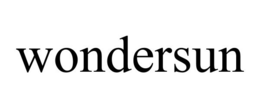 WONDERSUN trademark
