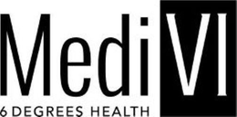 MEDIVI 6 DEGREES HEALTH trademark