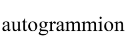 AUTOGRAMMION trademark