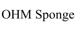 OHM SPONGE trademark