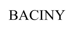 BACINY trademark
