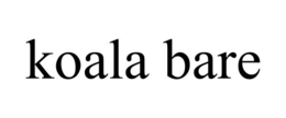 KOALA BARE trademark