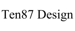 TEN87 DESIGN trademark