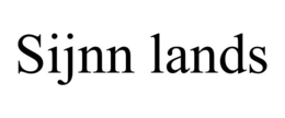 SIJNN LANDS trademark