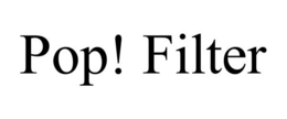POP! FILTER trademark