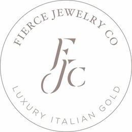 FIERCE JEWELRY CO FJC LUXURY ITALIAN GOLD trademark