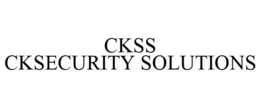 CKSS CKSECURITY SOLUTIONS trademark