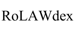 ROLAWDEX trademark