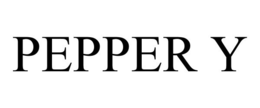 PEPPER Y trademark