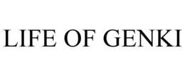 LIFE OF GENKI trademark