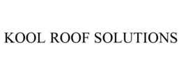 KOOL ROOF SOLUTIONS trademark