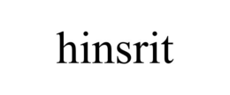 HINSRIT trademark
