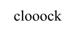 CLOOOCK trademark