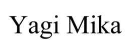 YAGI MIKA trademark